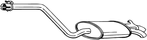 Achterdemper Bosal 282-333