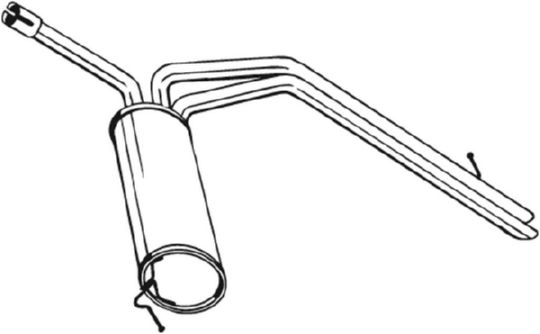 Achterdemper Bosal 281-795