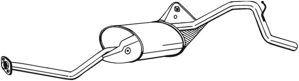 Achterdemper Bosal 283-099