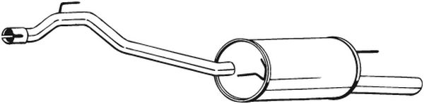 Achterdemper Bosal 283-461