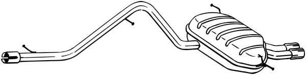 Achterdemper Bosal 285-453