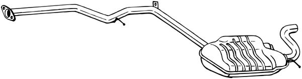 Achterdemper Bosal 287-477