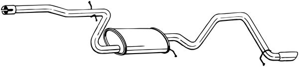 Achterdemper Bosal 288-183