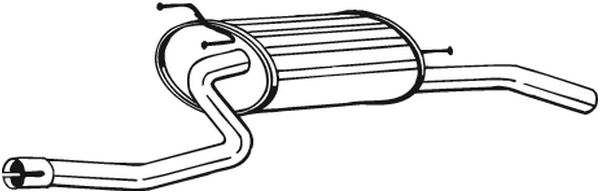 Achterdemper Bosal 219-137