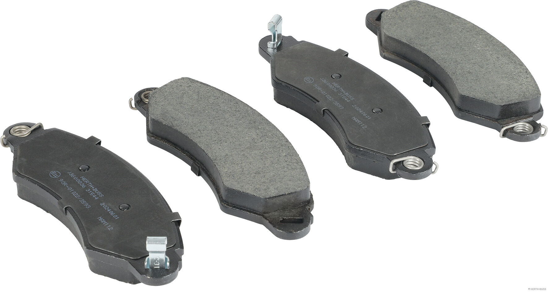 Remblokkenset, schijfrem Herth+Buss Jakoparts J3600836