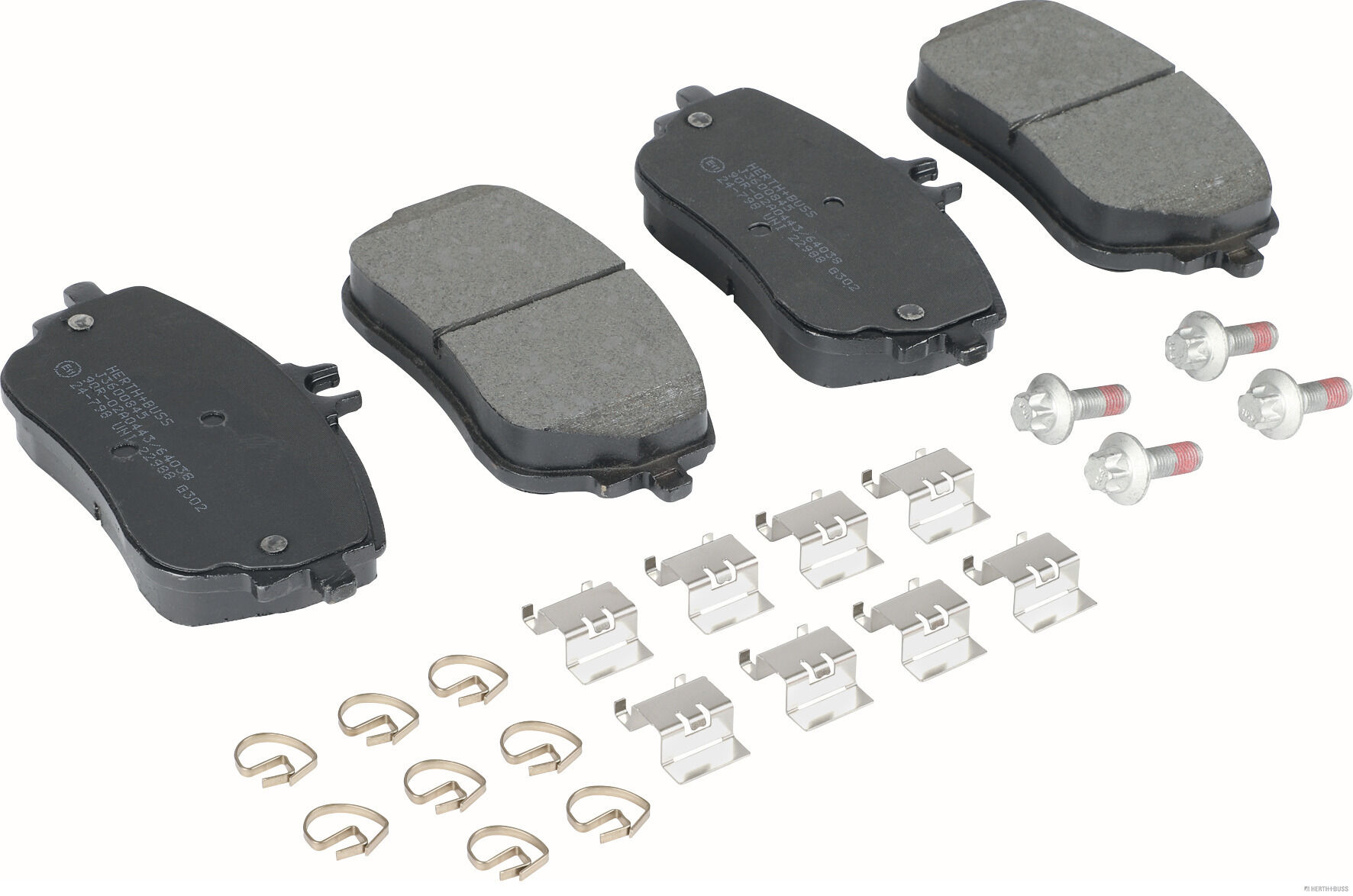 Remblokkenset, schijfrem Herth+Buss Jakoparts J3600845