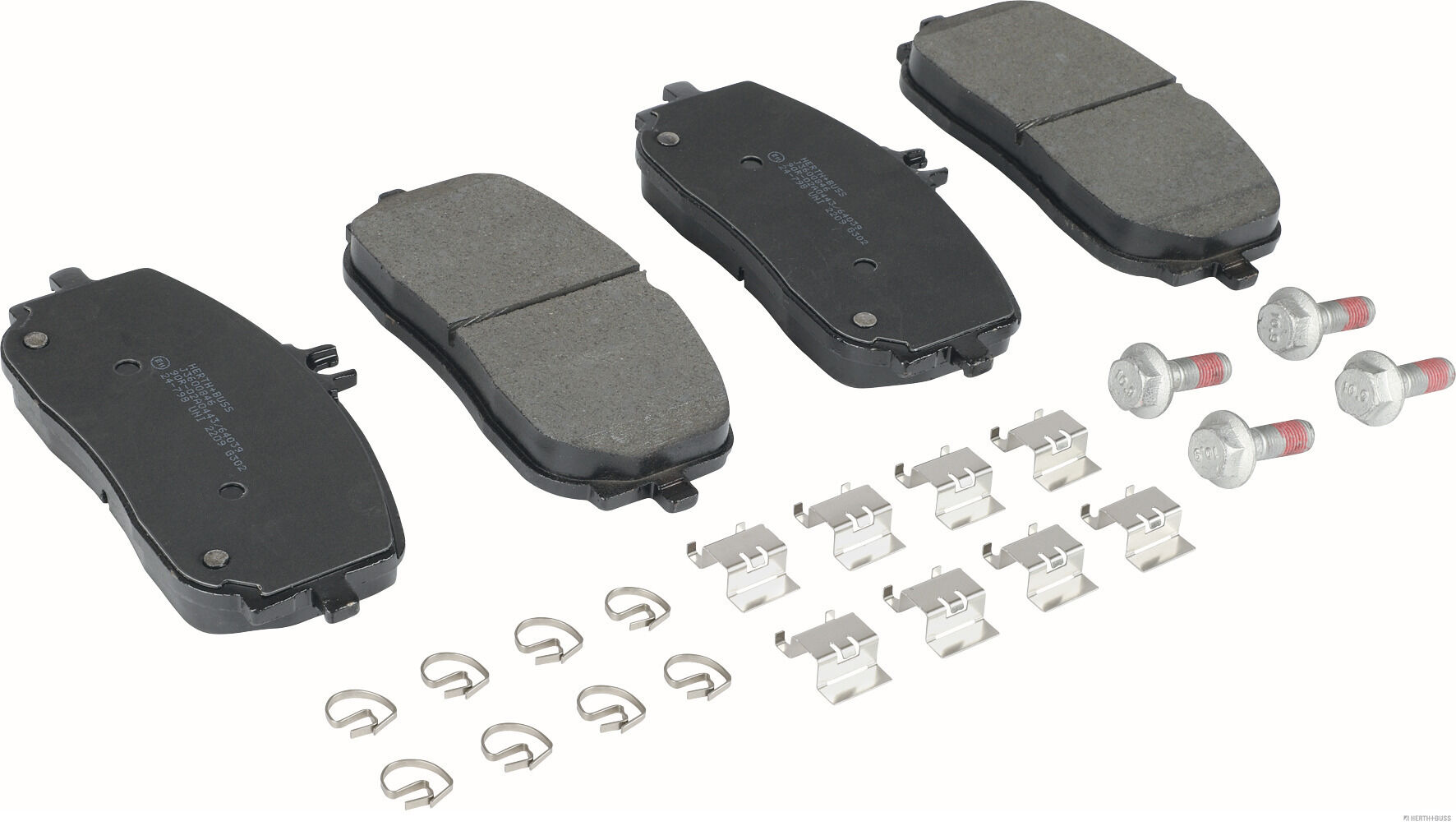Remblokkenset, schijfrem Herth+Buss Jakoparts J3600846