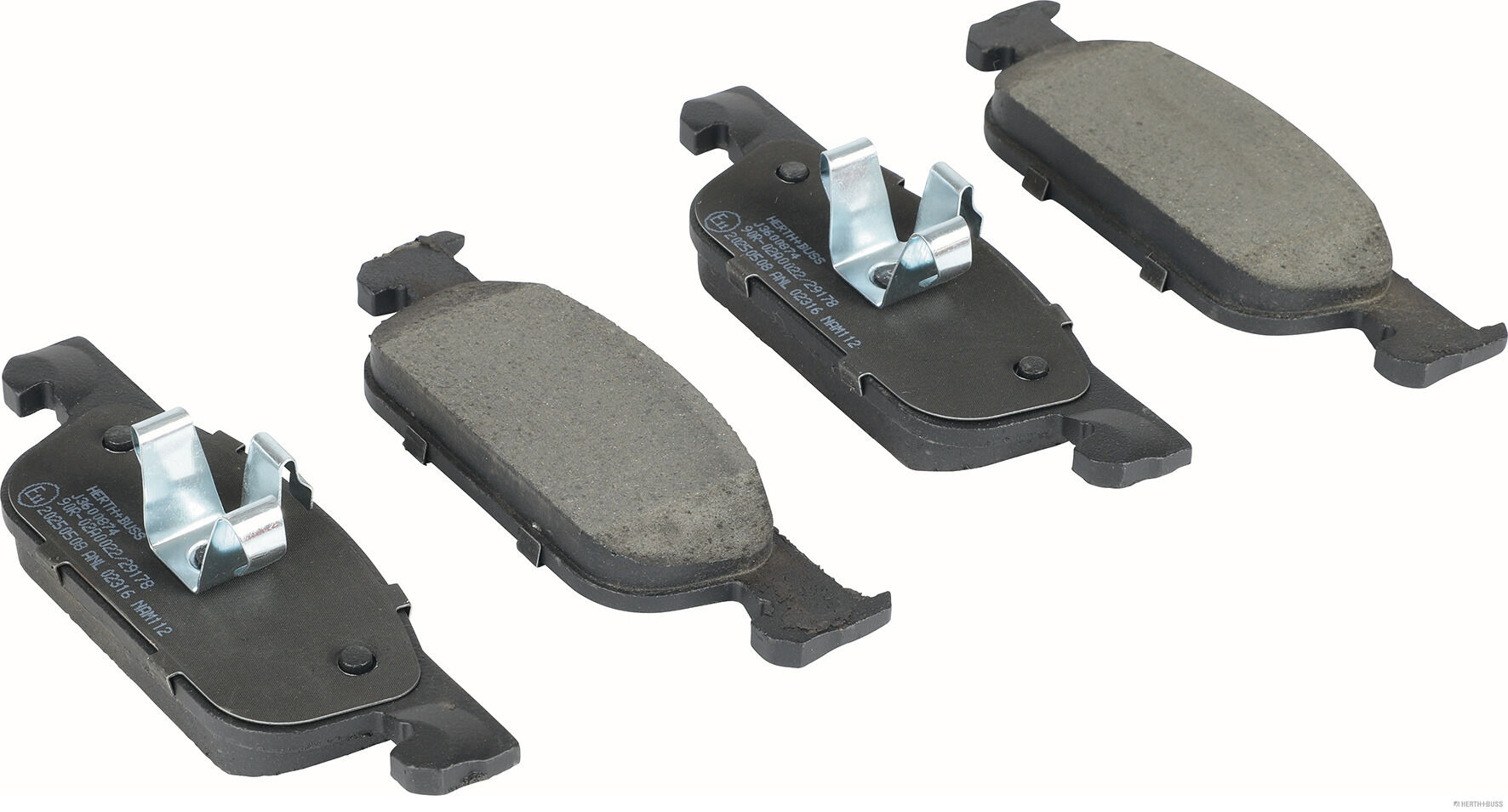 Remblokkenset, schijfrem Herth+Buss Jakoparts J3600874