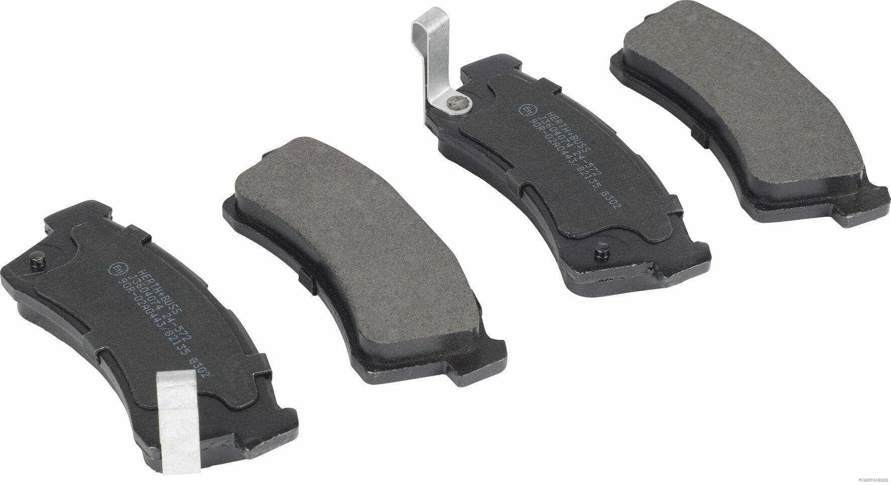 Remblokkenset, schijfrem Herth+Buss Jakoparts J3604074