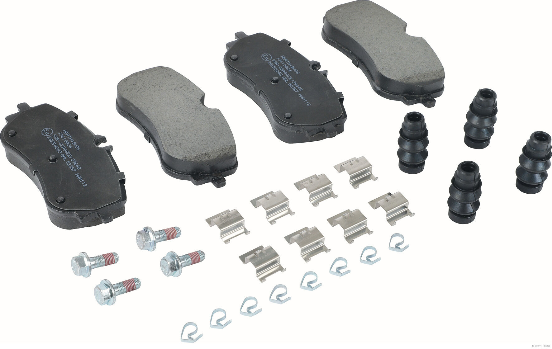 Remblokkenset, schijfrem Herth+Buss Jakoparts J3610824
