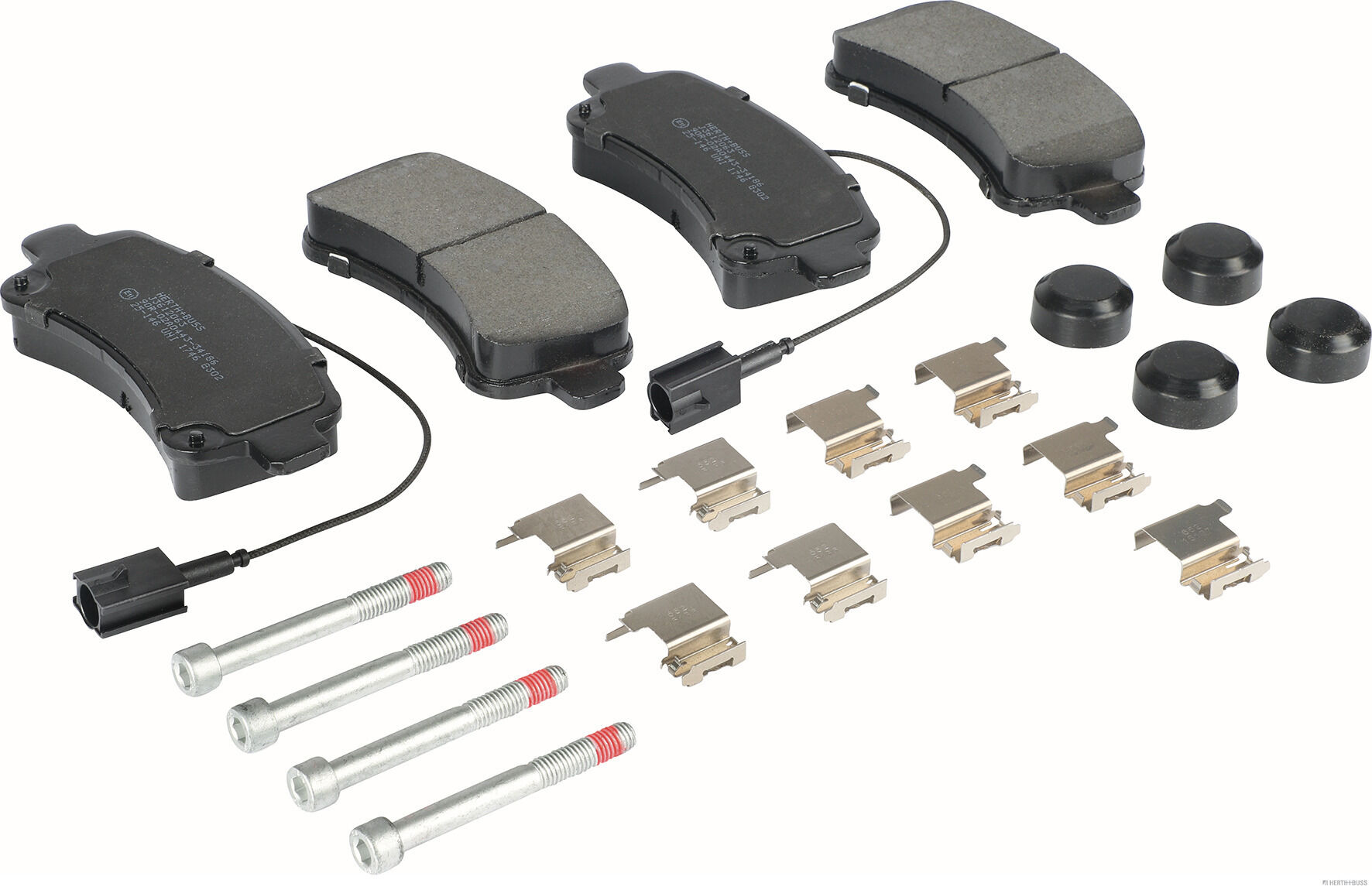 Remblokkenset, schijfrem Herth+Buss Jakoparts J3612063