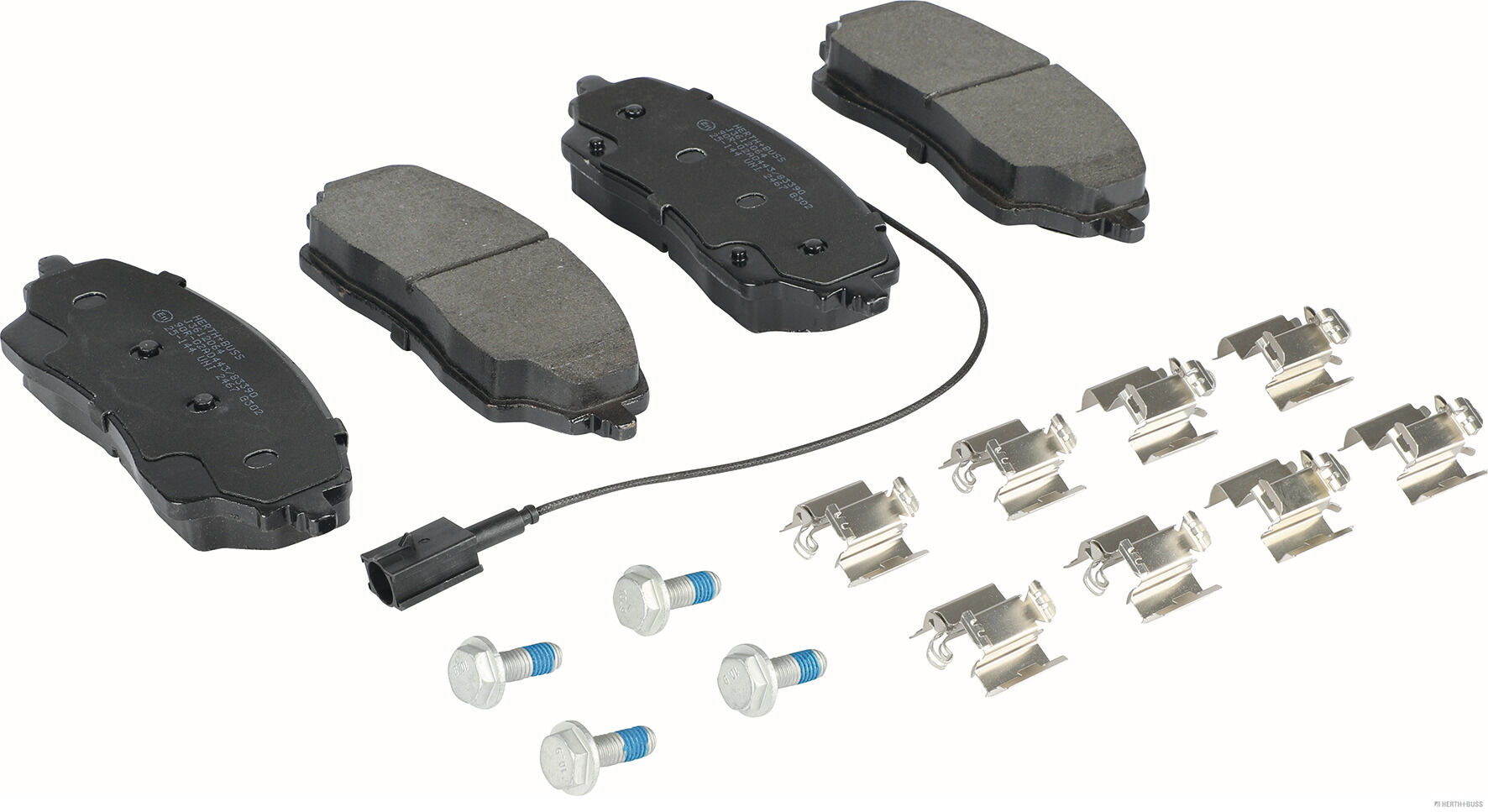 Remblokkenset, schijfrem Herth+Buss Jakoparts J3612064