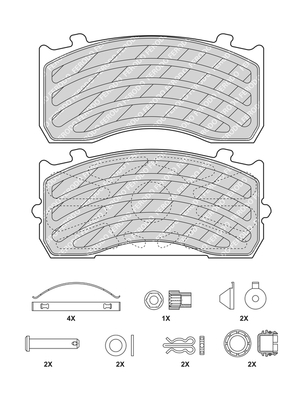 Remblokset Ferodo FCV1277BFE