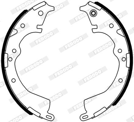Remschoen set Ferodo FSB4322