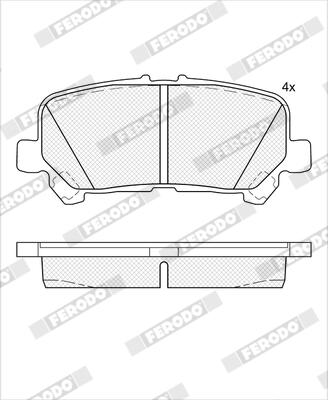 Remblokset Ferodo FDB5415
