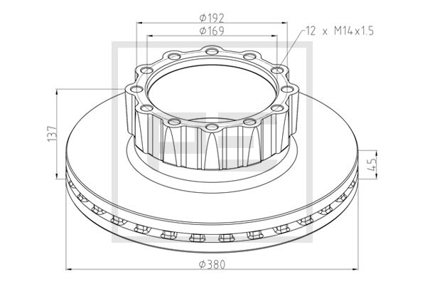 Remschijven Pe Automotive 036.006-00A