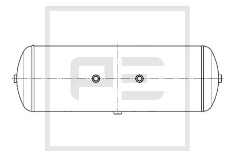Luchtreservoir, pneumatisch systeem Pe Automotive 076.462-80A