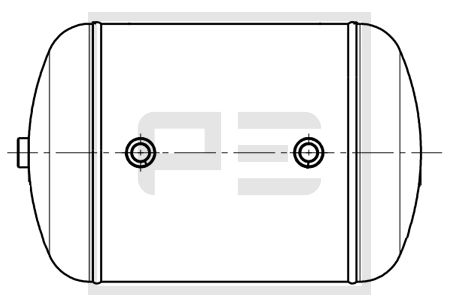 Luchtreservoir, pneumatisch systeem Pe Automotive 126.249-80A