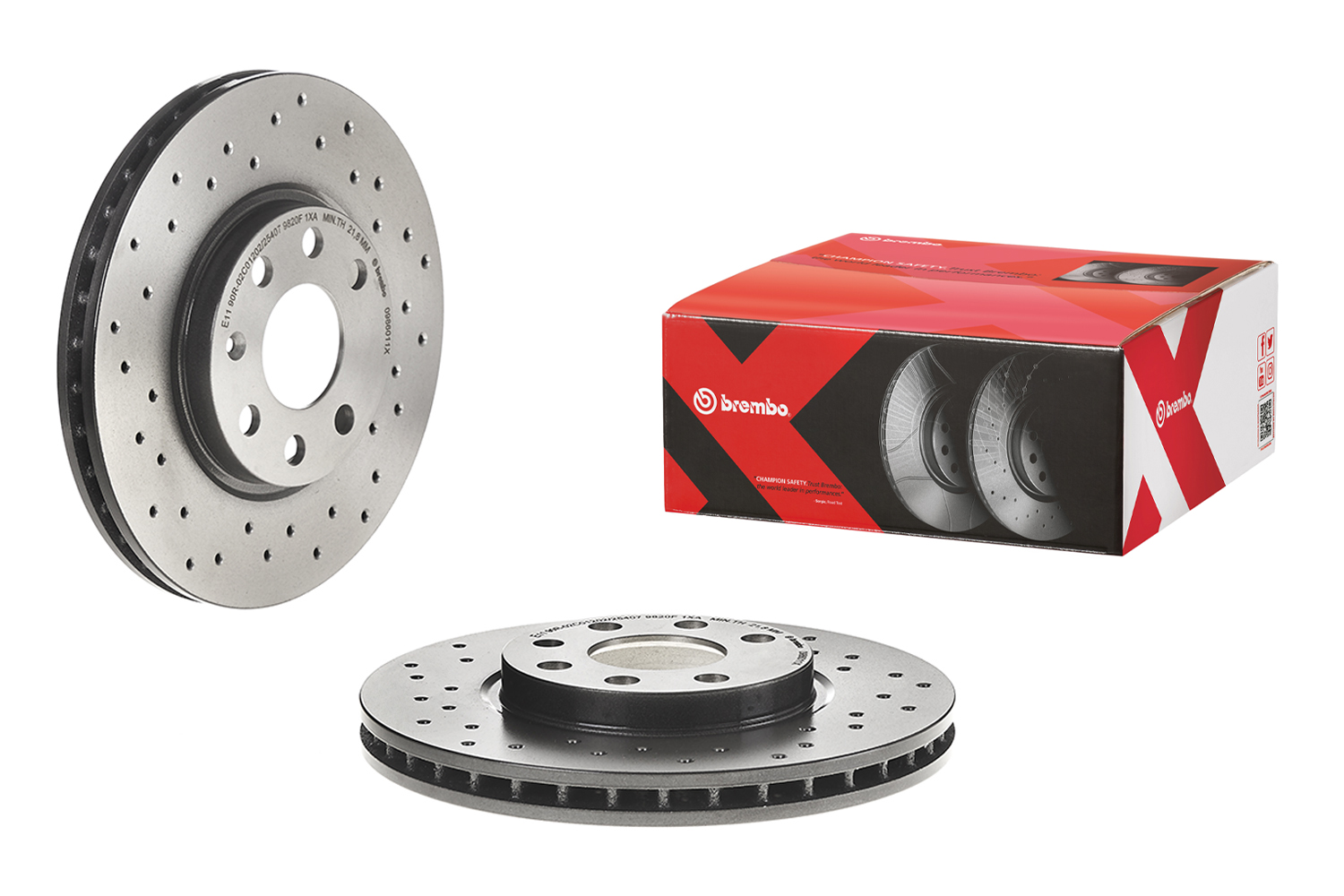 Remschijven Brembo 09.8601.1X