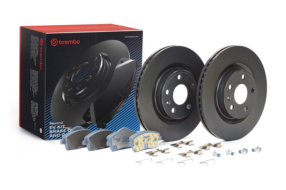 Remmenset, remschijf Brembo KT 08 073
