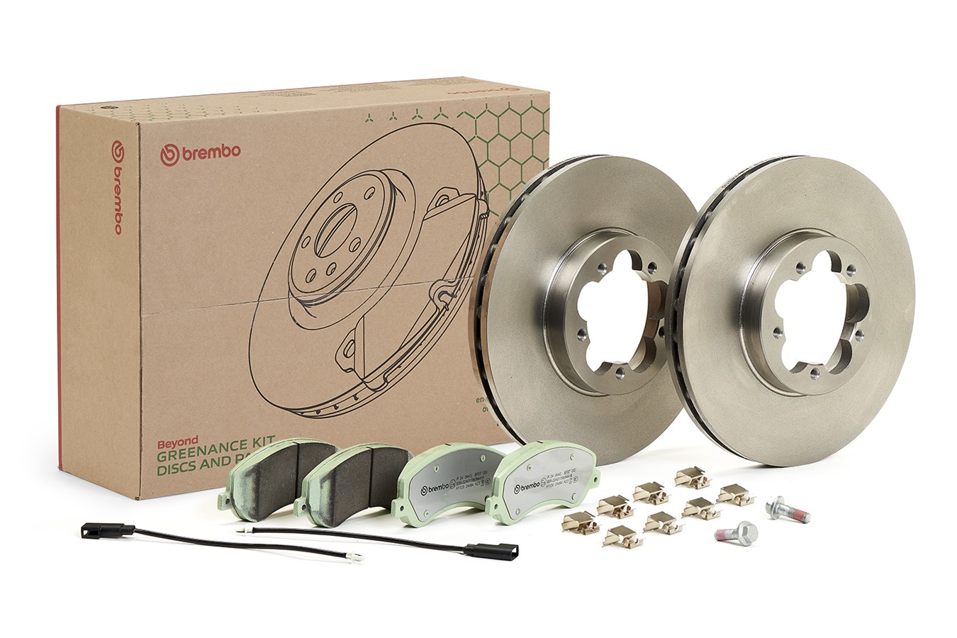 Remmenset, remschijf Brembo KT 10 015