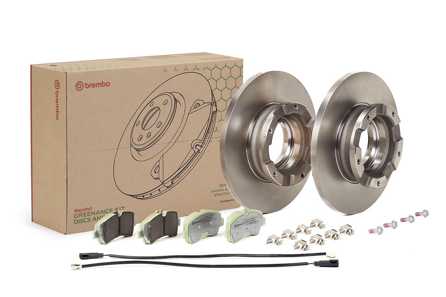 Remmenset, remschijf Brembo KT 10 018