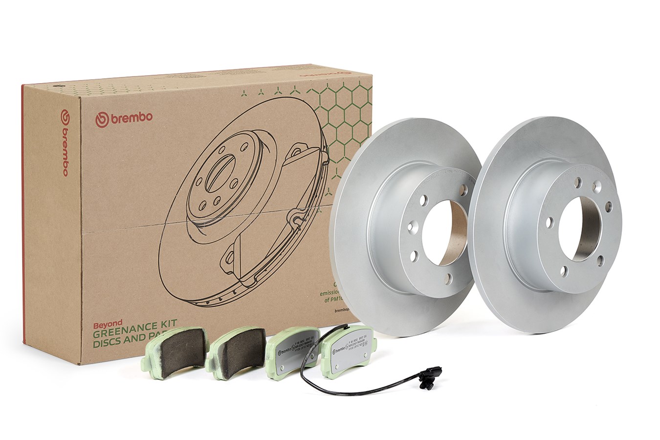 Remmenset, remschijf Brembo KT 10 036