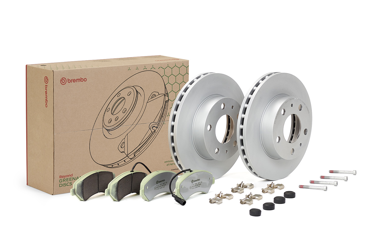 Remmenset, remschijf Brembo KT 10 047