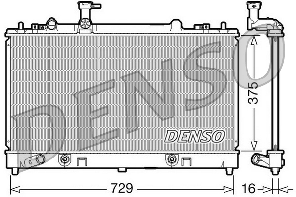 Radiateur Denso DRM44024