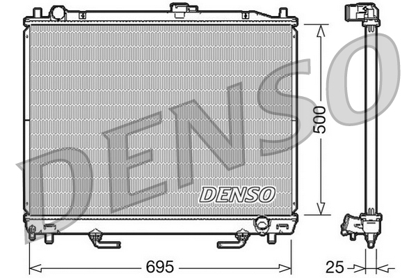 Radiateur Denso DRM45007