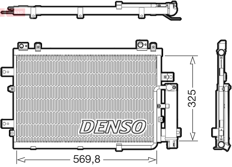 Condensor, airconditioning Denso DCN41030