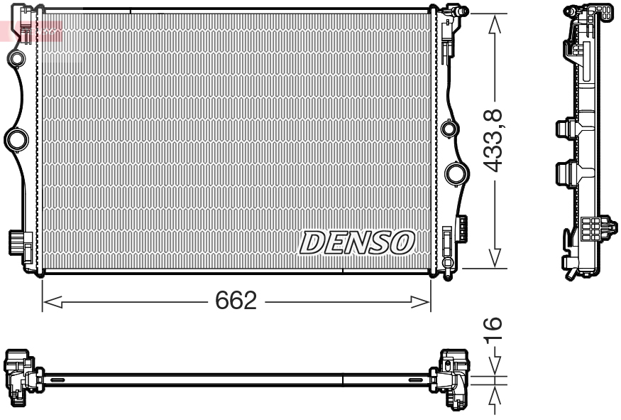 Radiateur Denso DRM17098