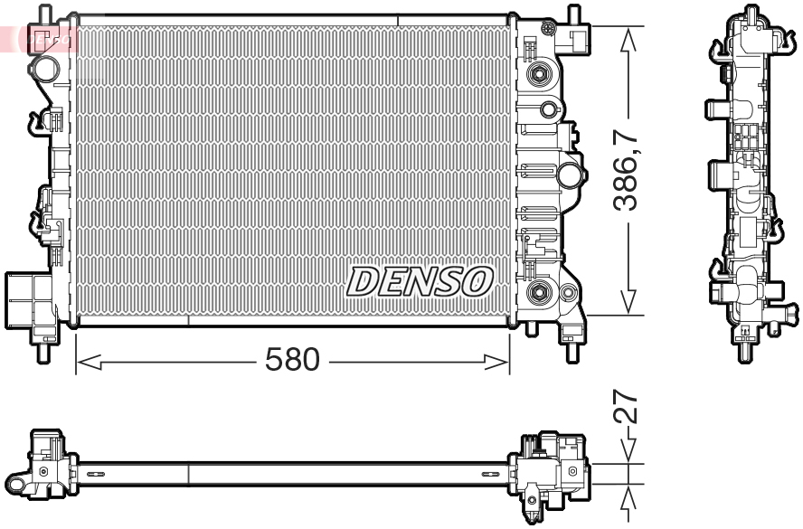 Radiateur Denso DRM20131