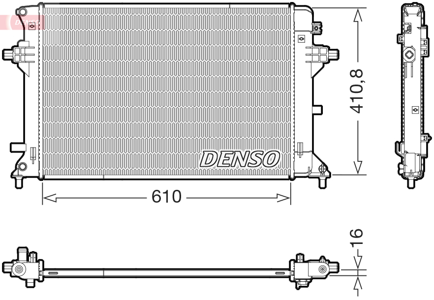 Radiateur Denso DRM41038