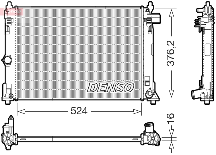 Radiateur Denso DRM50130