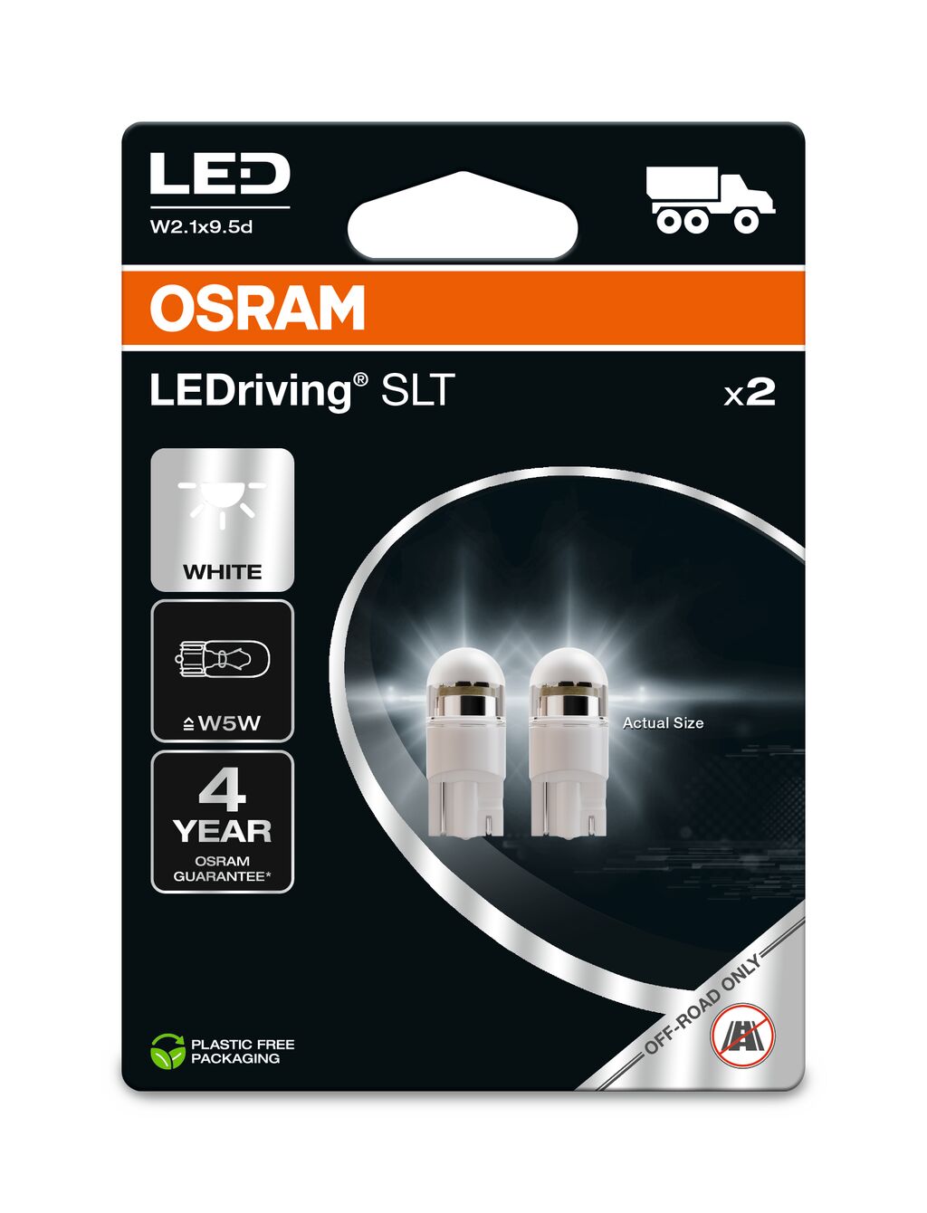 Gloeilamp, knipperlicht Osram 2845DWP-2BL
