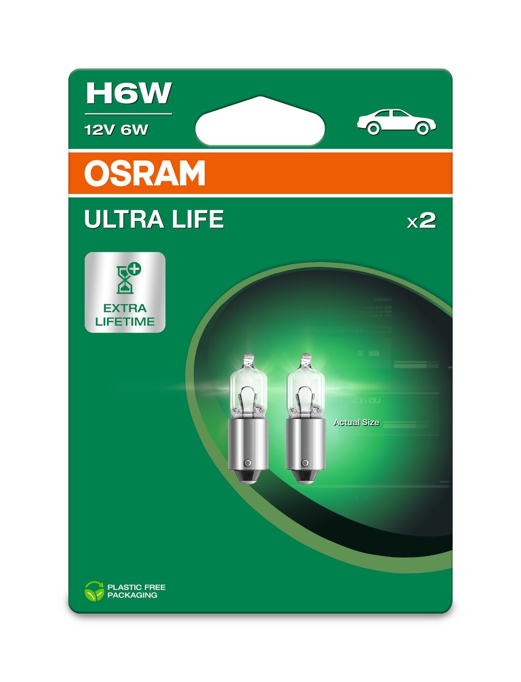 Gloeilamp, knipperlicht Osram 64132ULT-2BL