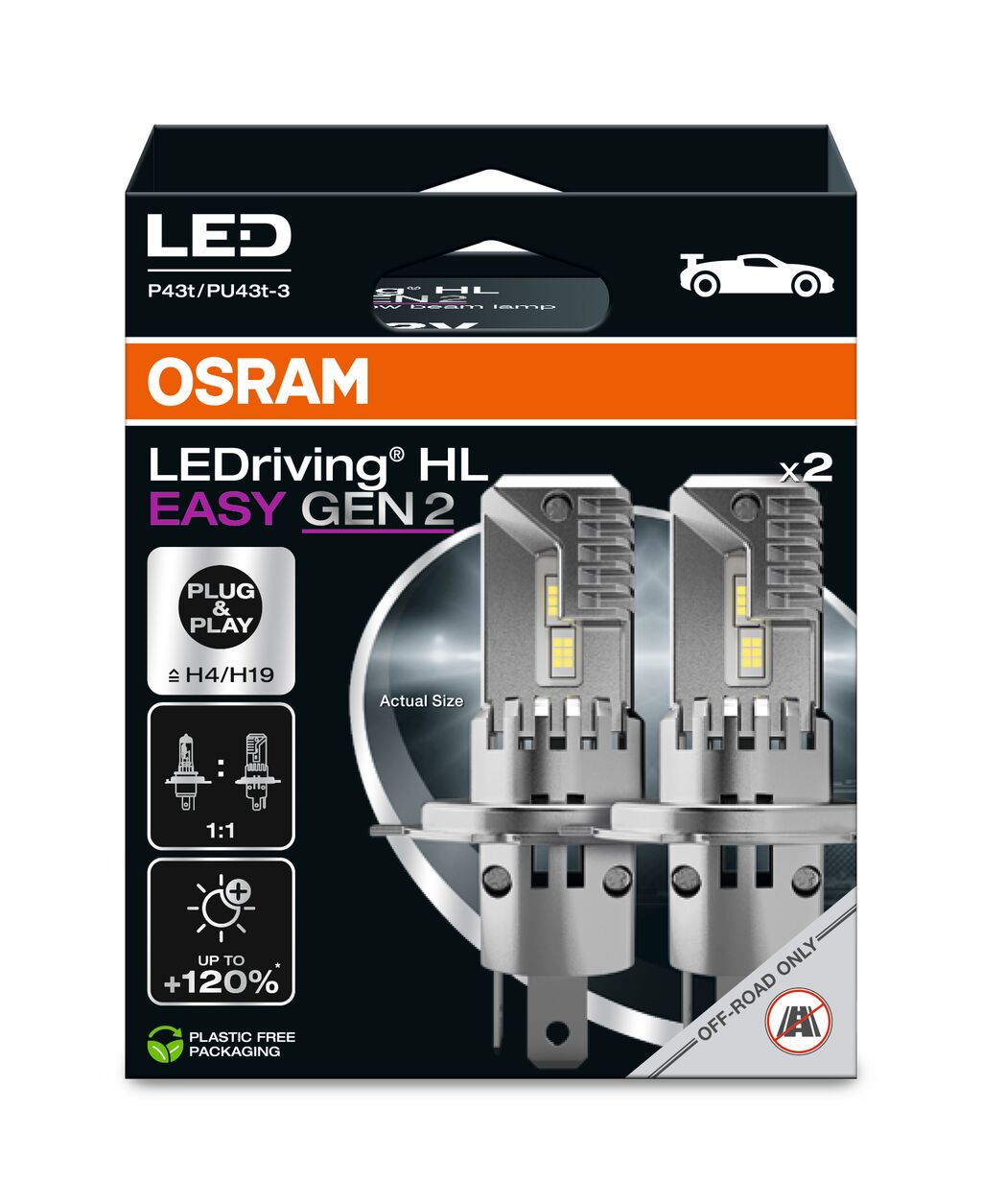 Gloeilamp, verstraler Osram 64193DWESY2-2HB