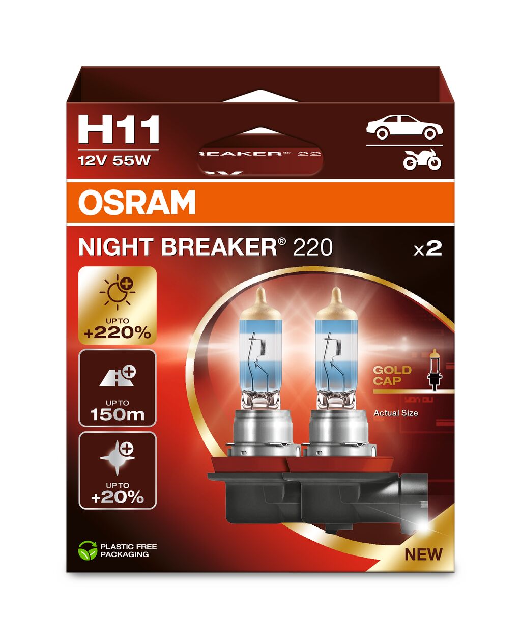 Gloeilamp, verstraler Osram 64211NB220-2HB