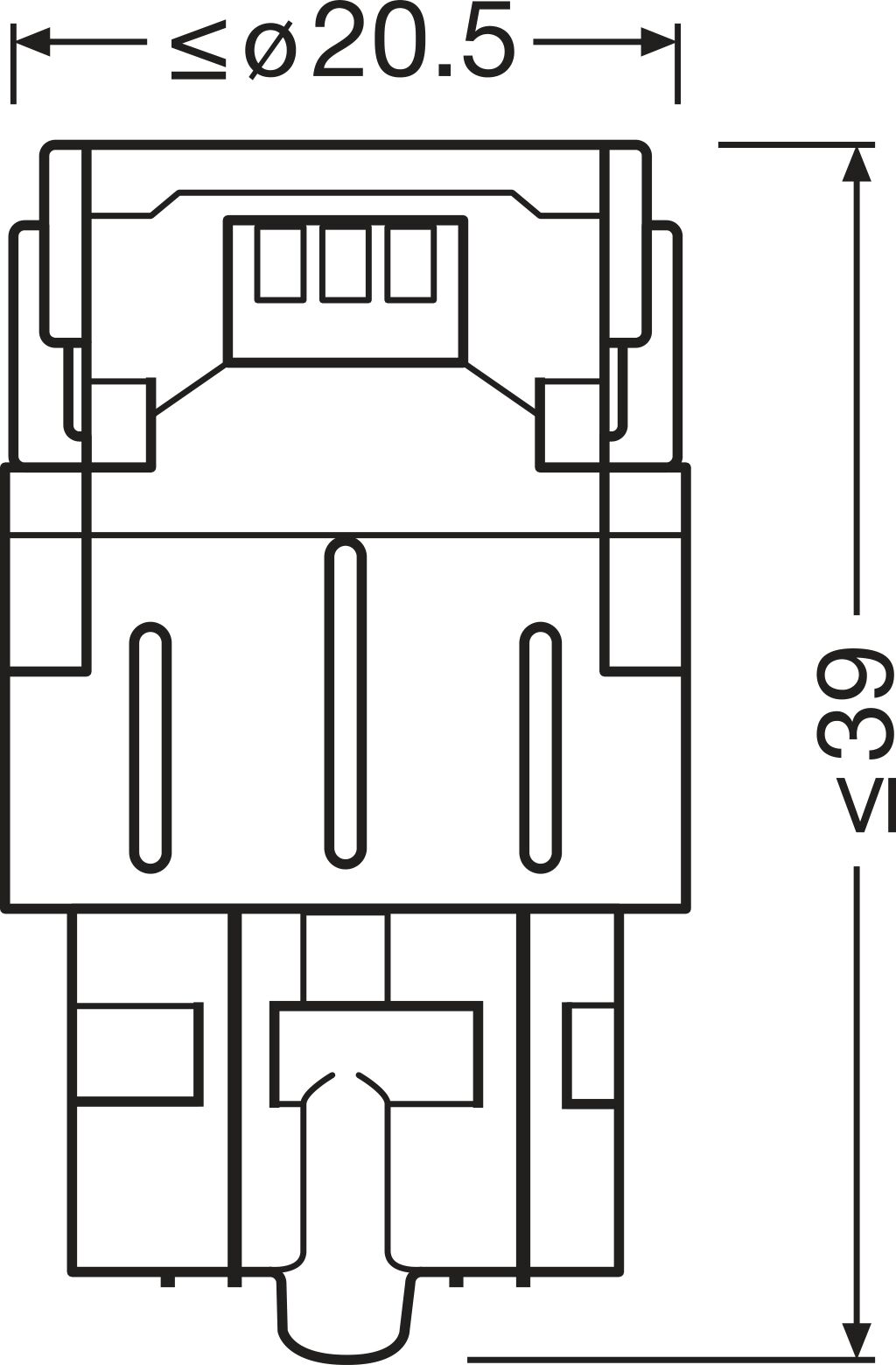 Gloeilamp Osram 7515DRP-2BL