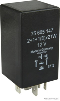 Knipperlichtautomaat, pinkdoos Herth+Buss Elparts 75605147