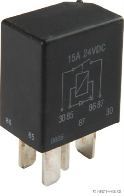Relais, arbeidsstroom Herth+Buss Elparts 75613201