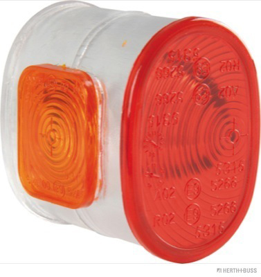 Lampglas, markeringslicht Herth+Buss Elparts 82711134