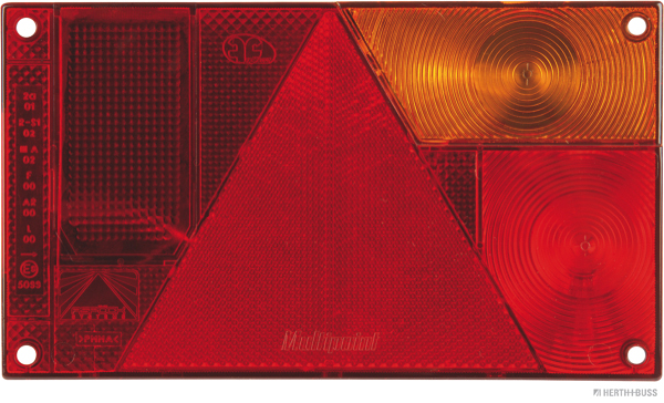 Lampglas voor achterlicht Herth+Buss Elparts 83832184