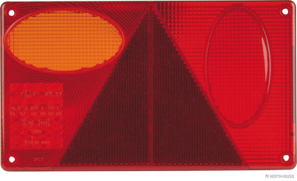 Lampglas voor achterlicht Herth+Buss Elparts 83832190