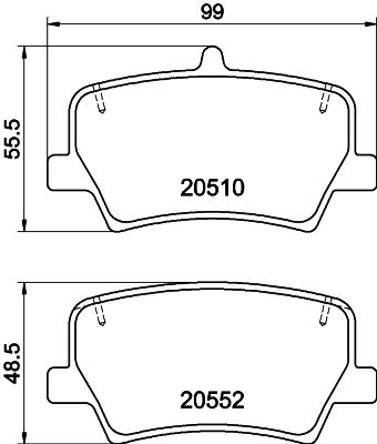 Remblokset Mintex MDB4166