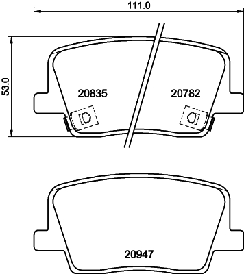 Remblokset Mintex MDB4131