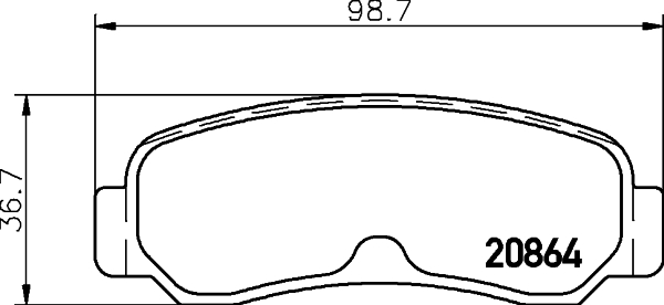 Remblokset Mintex MDB1198