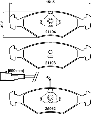 Remblokset Mintex MDB3436