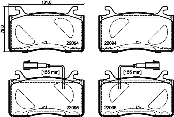 Remblokset Mintex MDB3984